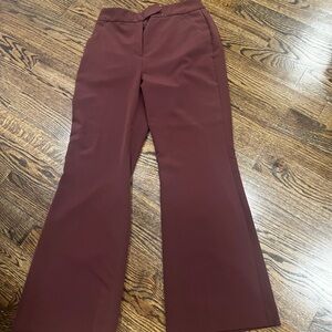 Express Women’s Editor Flare Trouser Maroon
